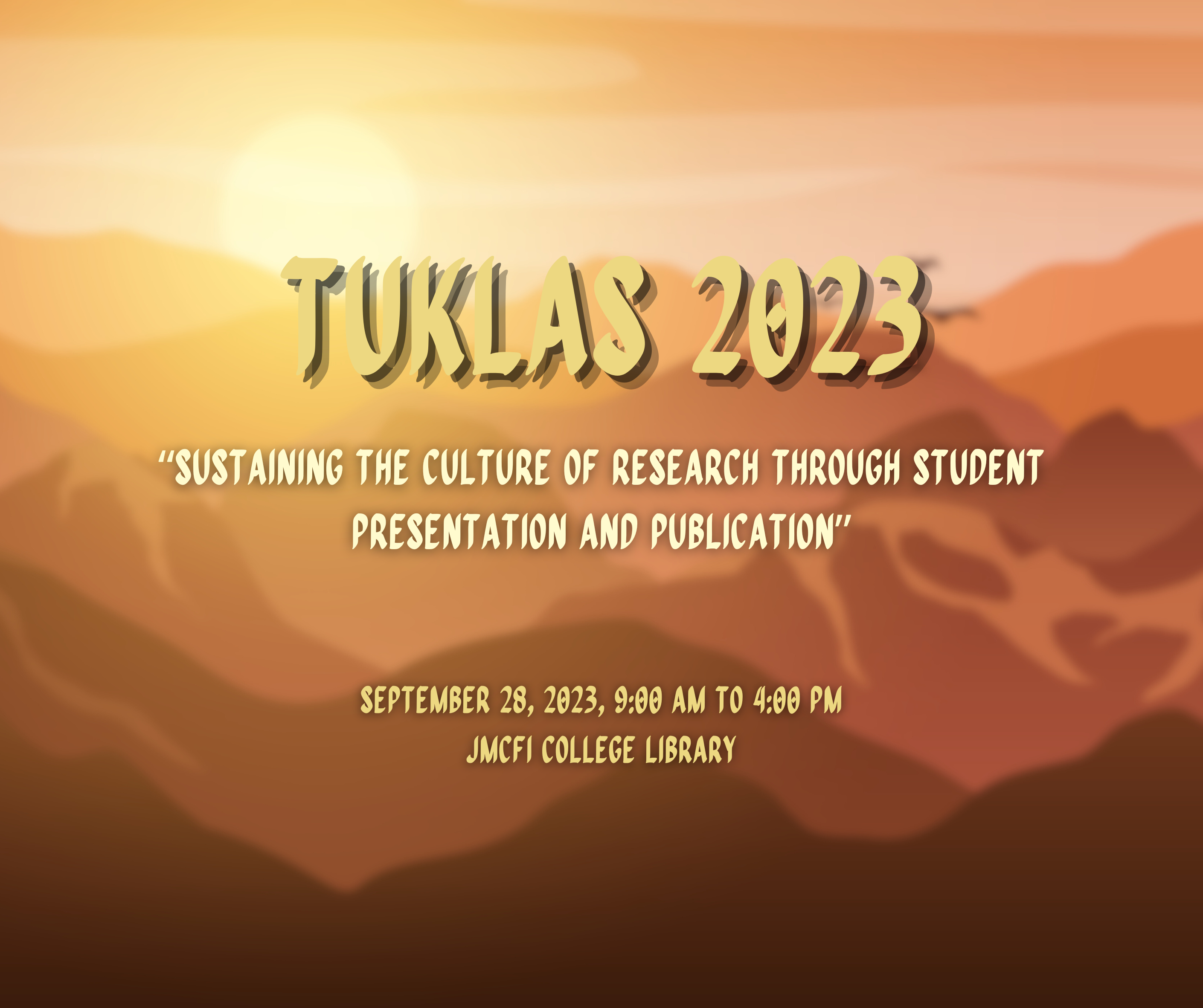 Student researchers to convoke in TUKLAS 2023